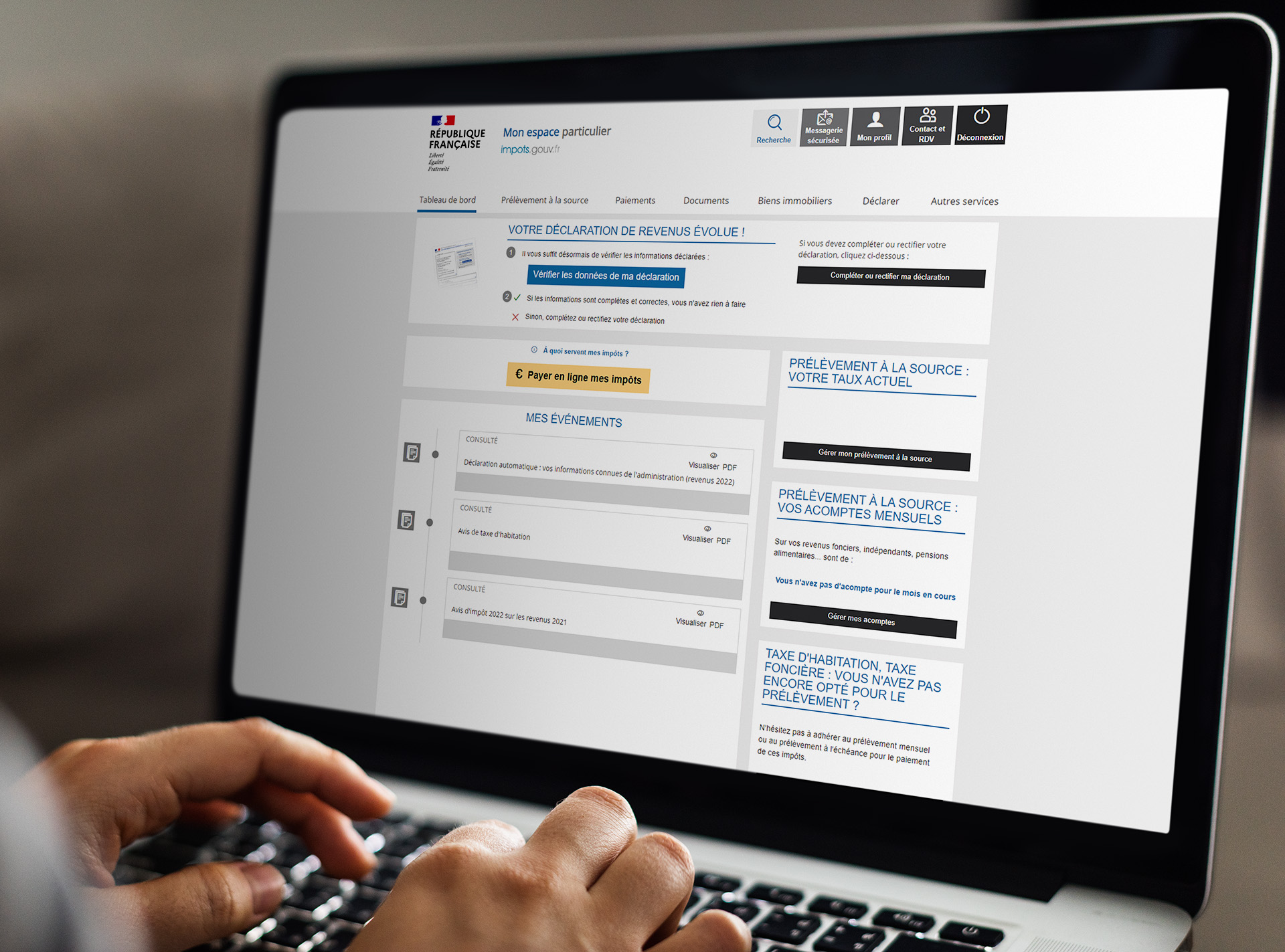 Prélèvement à la source